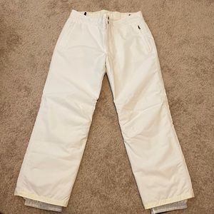Womens white ski pants